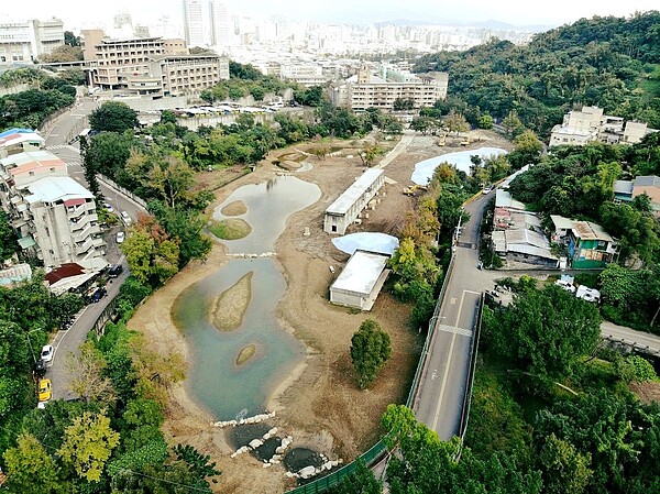 永春陂濕地公園預計年底完工。(圖/工務話台北臉書)