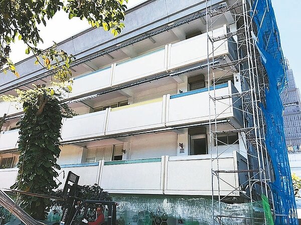 花蓮歷史最悠久的明禮國小，正展開災後復建工程。 記者王燕華／攝影
