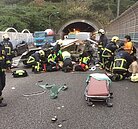 最新／國道3大打結！自撞車禍釀1死兩傷