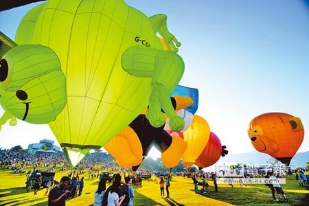 
台東縣政府將以「熱氣球嘉年華」為主題，由縣長饒慶鈴率團參加廣州旅展。（莊哲權攝）
 