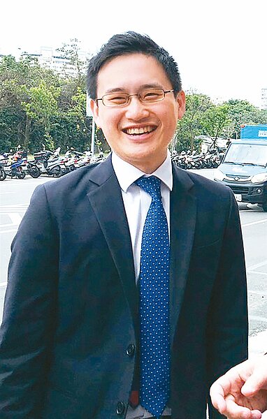 「口譯哥」趙怡翔2016年擔任民進黨國際部副主任。 圖／聯合報系資料照片