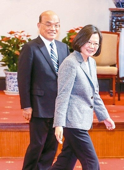蘇貞昌組閣接近完成,明天就任的蘇內閣能否讓蔡政府從谷底翻身,將是最大挑戰。 圖/聯合報系資料照片