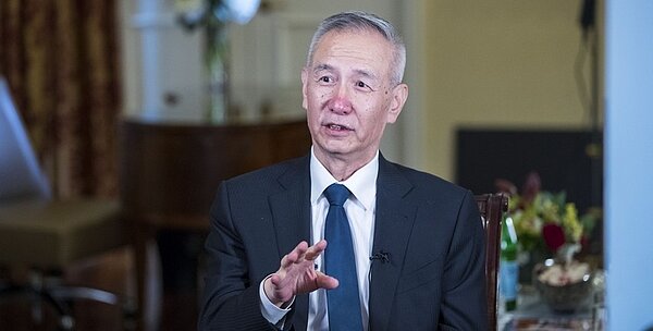 中國國務院副總理劉鶴。圖:新華社