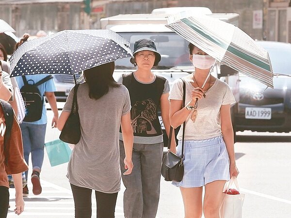 今明兩天晴朗穩定,氣溫續升,紫外線強。聯合報資料照片