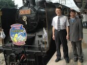 CK124蒸汽火車頭抵新竹火車站　向百歲巴洛克老爺爺祝壽