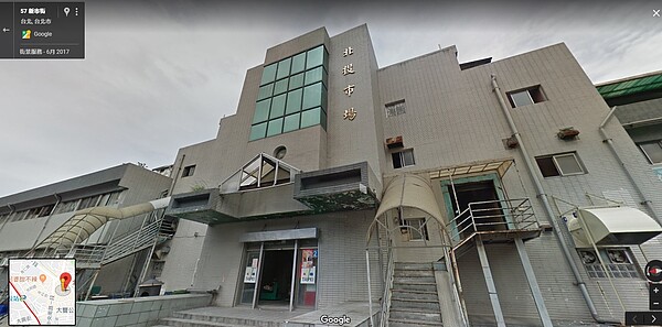 北投市場4字頭房價交易最夯。(圖/擷取自Google Maps)