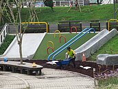 年初才啟用　桃園風禾公園遇豪雨「受災」