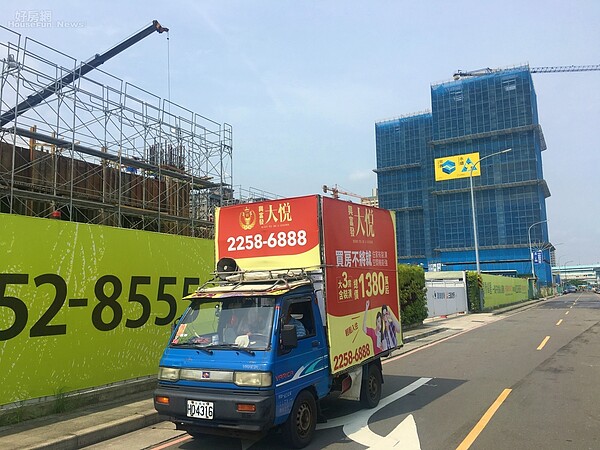 江翠北側重劃區是近幾年大台北房市要角。 楊欽亮 / 攝影