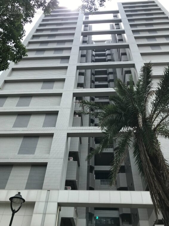 林口社宅12樓住戶,日前反映發生嚴重淹水。李彥穎攝