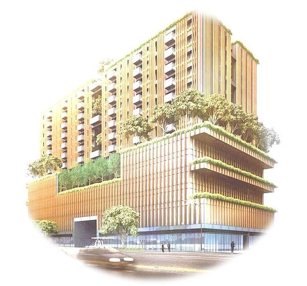 大龍社區與市場重建示意圖。(大龍社區與市場重建工程專頁)