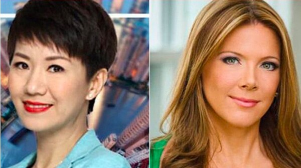 美中貿易戰意外衍生一場美中電視女主播之間的辯論戰。(合成圖片)