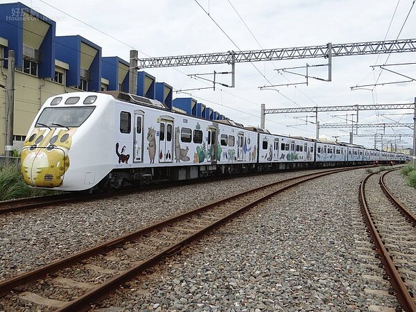 台鐵推出「里山動物列車2.0」,由「環頸雉」和「石虎」擔任「引航者」。照片台鐵提供
