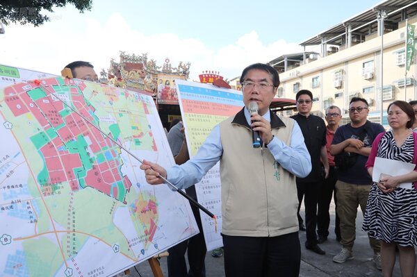 台南市長黃偉哲表示，為因應台商回流需求，將陸續釋出270公頃土地。照片台南市政府提供