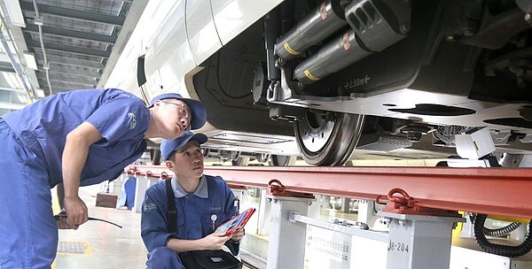 大陸高鐵。(圖/新華社)