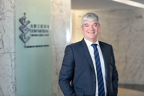 大陸工程執行長Simon Buttery,今年1月正式就任。照片欣陸投控提供