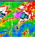 豪雨襲衛星雲圖竟現「粉紅愛心」　網崩潰：這是不安好心