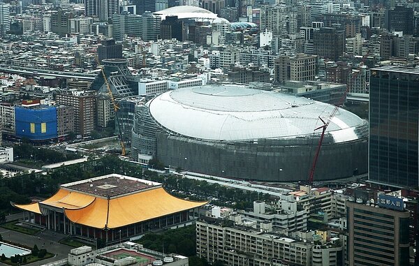 大巨蛋爭議不斷。圖／聯合報系資料照片