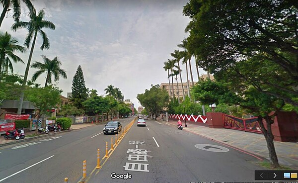 大同國小(右)與台中女中僅隔一條自由路,是百年名校。 圖 /截至Google Map.
