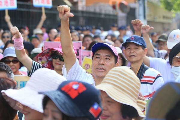 年金改革引發軍公教退休者抗議。 圖／聯合報系資料照片