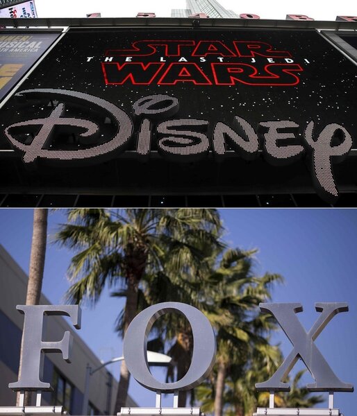 迪士尼及21世紀福斯（21st Century Fox）兩大影視巨擘20日正式合併。 法新社