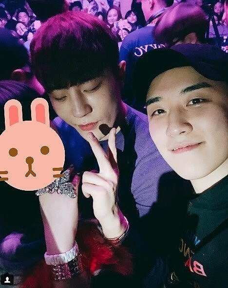 台灣林太太自豪和勝利交情超好。圖/摘自微博