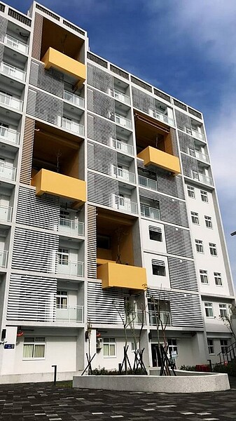 台中市大里光正段社會住宅搶手,中籤率約11%。(台中市政府提供)