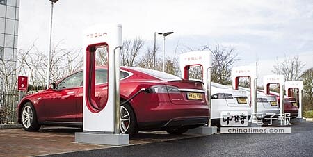 汽車充電樁傳達了空間的配備、也傳達了市場與心態的定位,是這個時代最奇特的商業符號。圖/陳慶琪