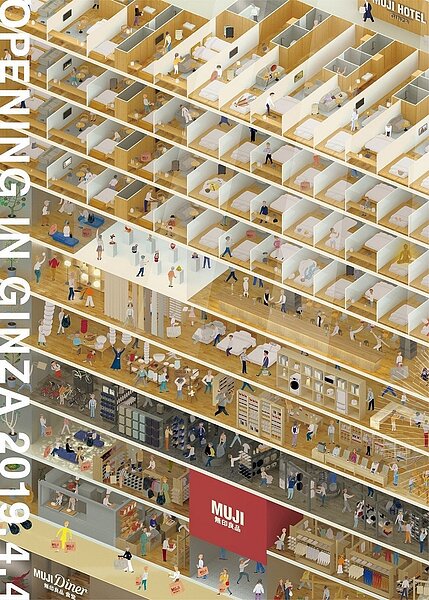 無印良品日本首家旅館明在東京銀座開幕 好房網news