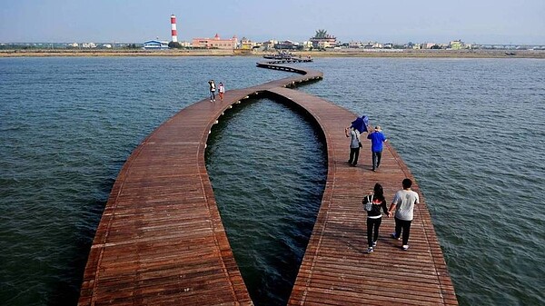 高美濕地景色宜人。 圖/台中市政府提供