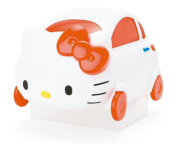 造型討喜的Hello Kitty汽車造型除塵滾輪。 圖／樂天市場提供