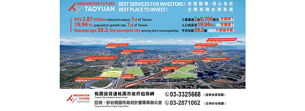 桃園工業指標全台三冠王。(圖/桃園市政府)