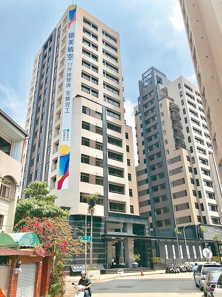 「國美晴空」幕後業主是股市聞人賈文中。 記者宋健生/攝影