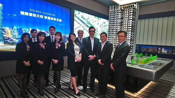 上揚國際建築團隊。（資料照片／曾麗芳攝）