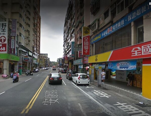 新店安康路二段街景。(擷取自Google map)