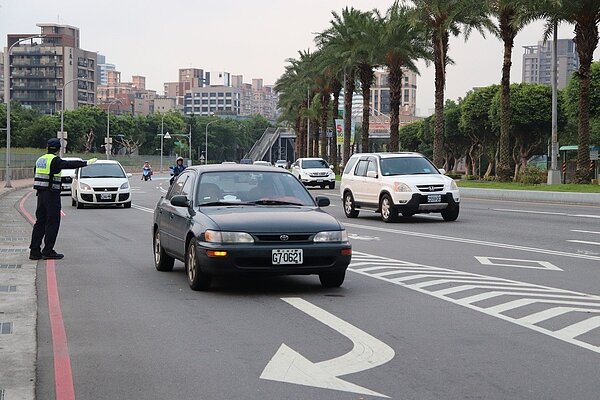 林口A南出口匝道，5月起禁左轉文化一路。 圖／聯合報系資料照片