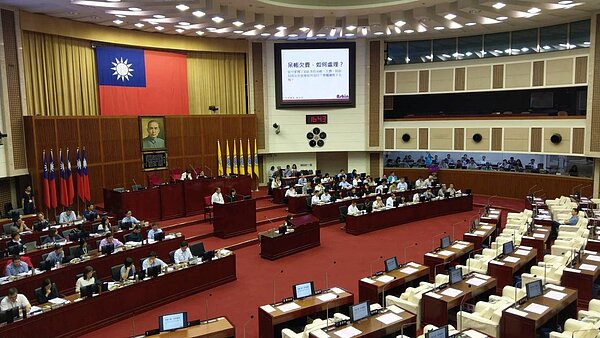 北市議會下午進行財建部門質詢。記者楊正海／攝影