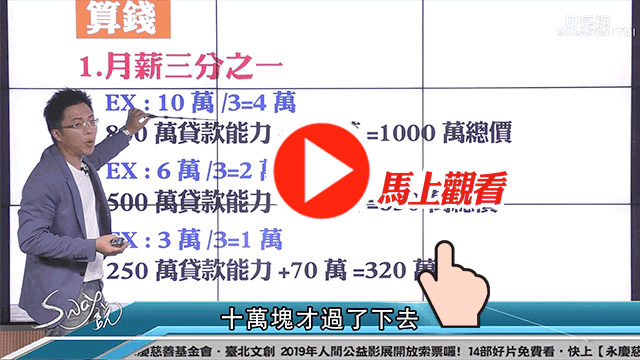 買房子口袋到底要多深?
Sway:不理性買房很危險