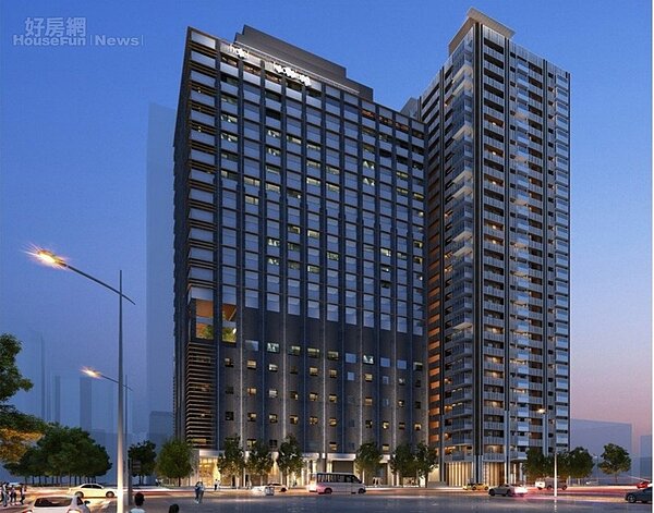 「日系飯店」來高雄投資樣擬圖。圖/高雄市都發局提供