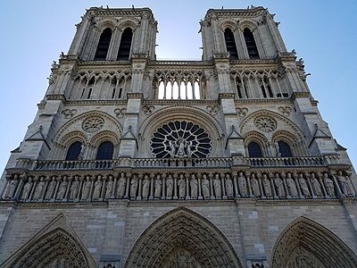 法國巴黎聖母院。圖／維基百科