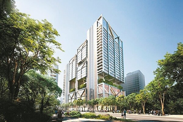 國產實業南港台北舊廠都更案,邀請榮獲普立茲克建築獎的英國福斯特聯合建築師事務所規劃設計。 圖/國產實業提供