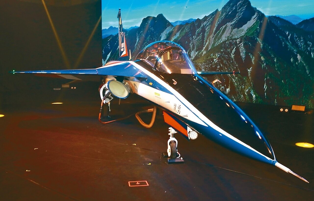空軍新式高教機以「勇鷹」命名。 記者黃義書/攝影