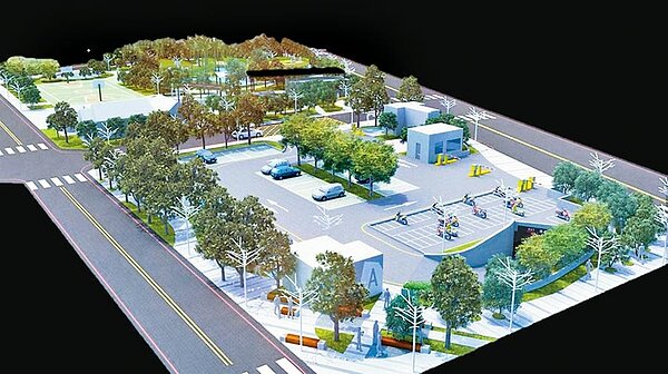 竹北市停6停車場正式動工,未來將增加車格至362格,便利駕駛人使用。(新竹縣政府提供/莊旻靜新竹傳真)