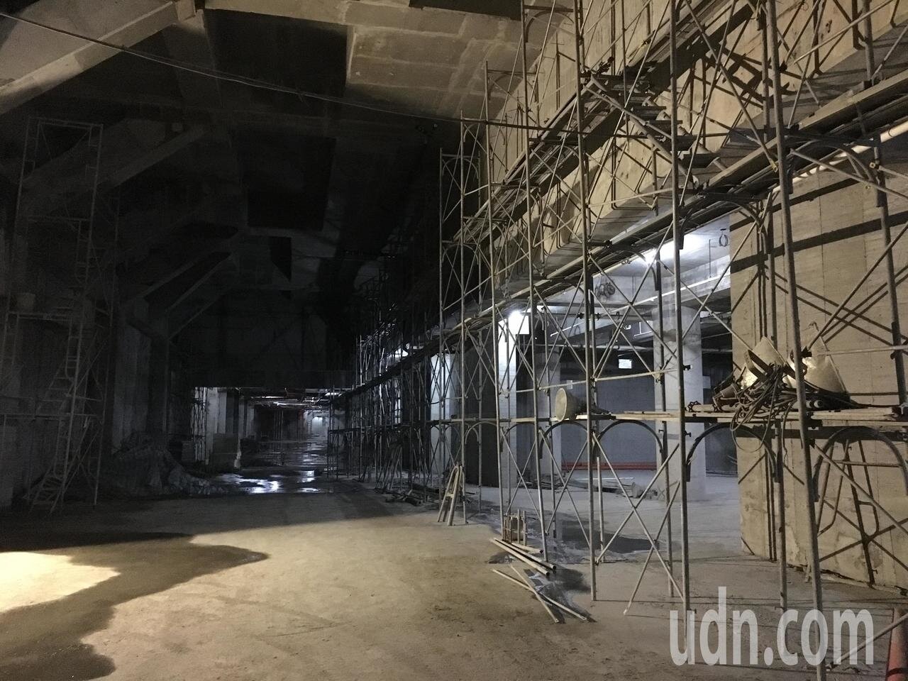 台北市議會工務委員會今天上午前往大巨蛋視察。記者張世杰／攝影