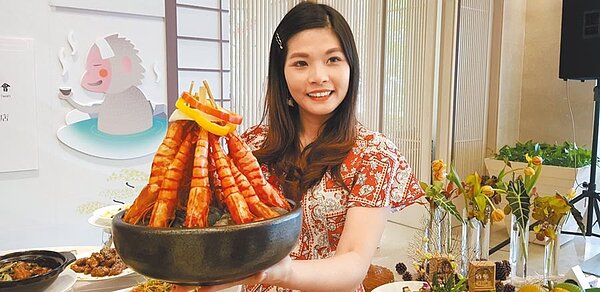 秋冬旅遊補助將納入溫泉業,台東3間飯店業者利用在地食材做出創意料理。圖/聯合報記者楊漢聲攝