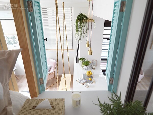 五熊輕甜風夢幻鞦韆小宅