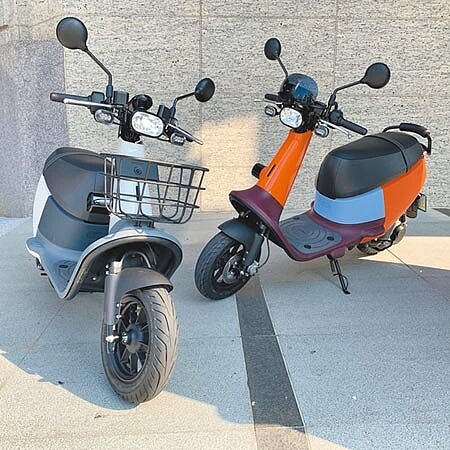 Gogoro VIVA擁有不同色彩及各式改裝套件,可組合出多達150萬種變化。(陳大任攝)