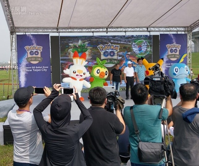 2019年全台唯一一場的「PokemonGOSafariZone」，10/3日起一連4天在新北大都會公園登場，現場人滿為患