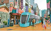 輕軌進淡水老街模擬　年底前完成