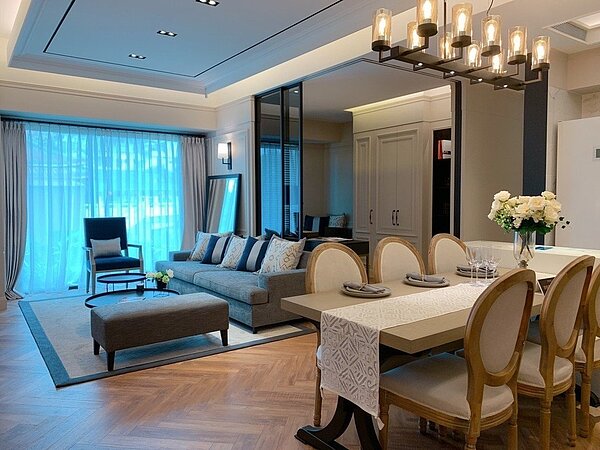 寬敞室內空間與良好採光,成為購屋族首選。(聯合報記者徐力剛/攝影)