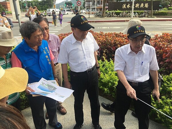 水利局表示,淡水區已於2018年完成「淡水區中山路、中正路口周邊排水改善工程」、「淡水區中正東路二段179號前排水改善工程」及「淡水區中正東路二段排水改善工程」。(圖/新北市水利局提供)